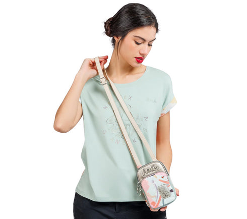 Poseta causal, dama, ANEKKE 40603-907, bej, piele ecologica